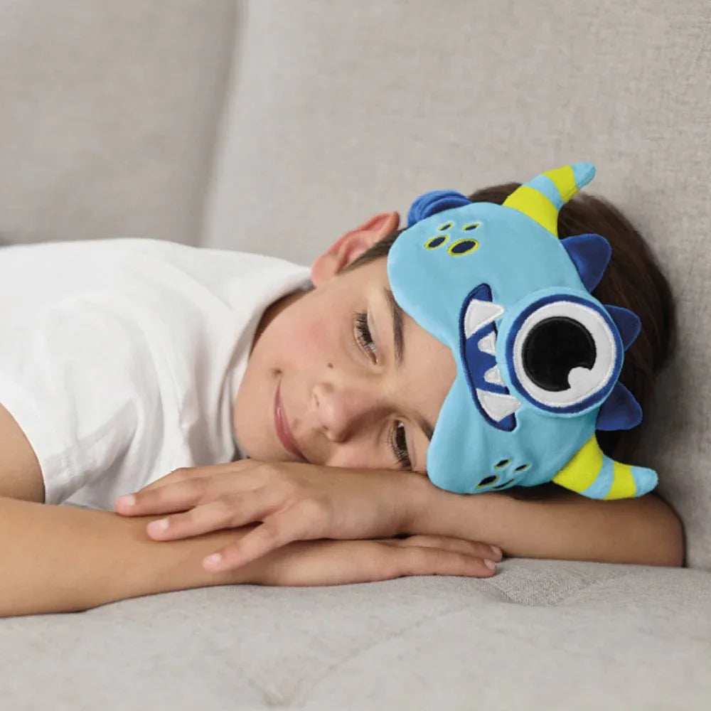 Monster Snuggle Eye Mask #färg_Blå