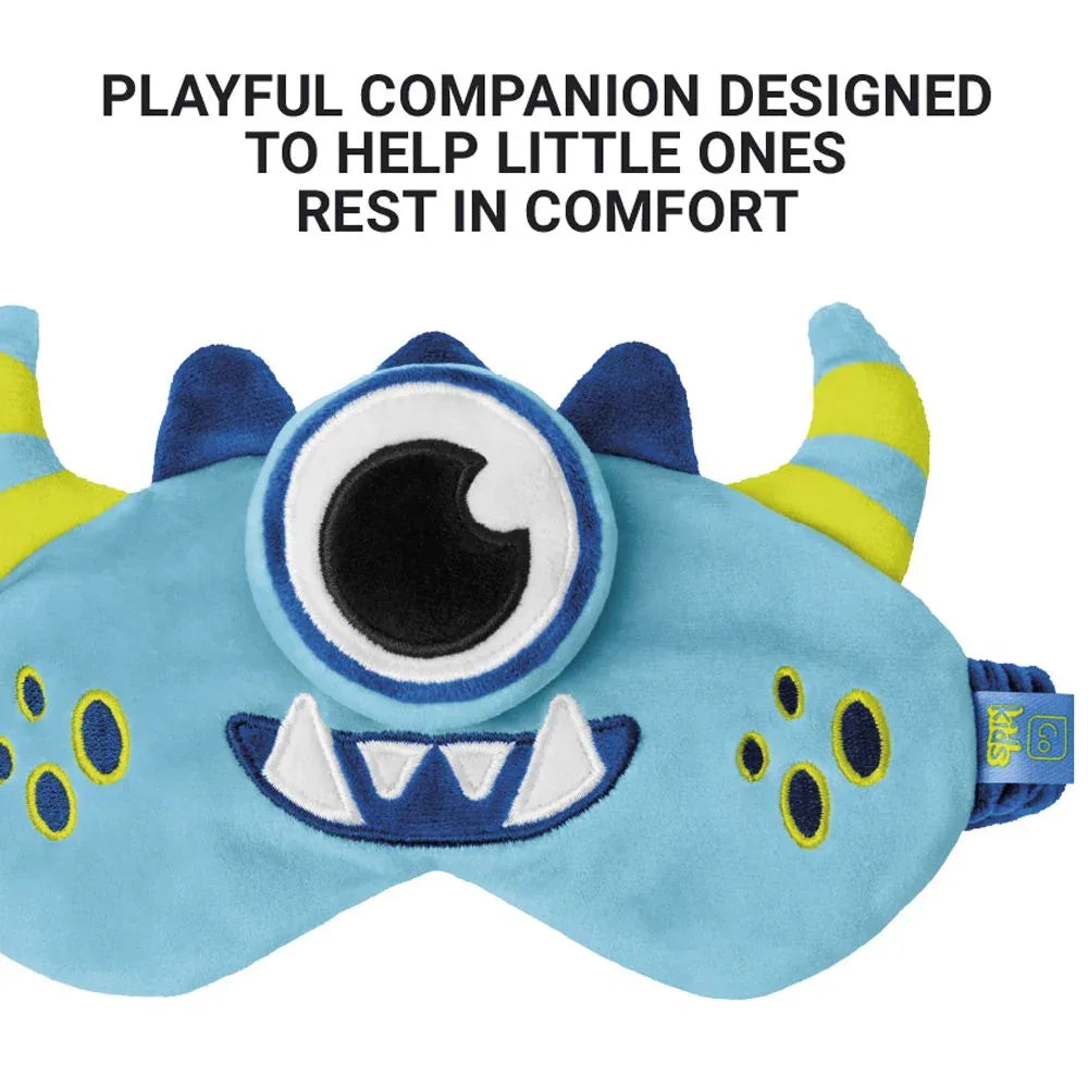 Monster Snuggle Eye Mask #färg_Blå