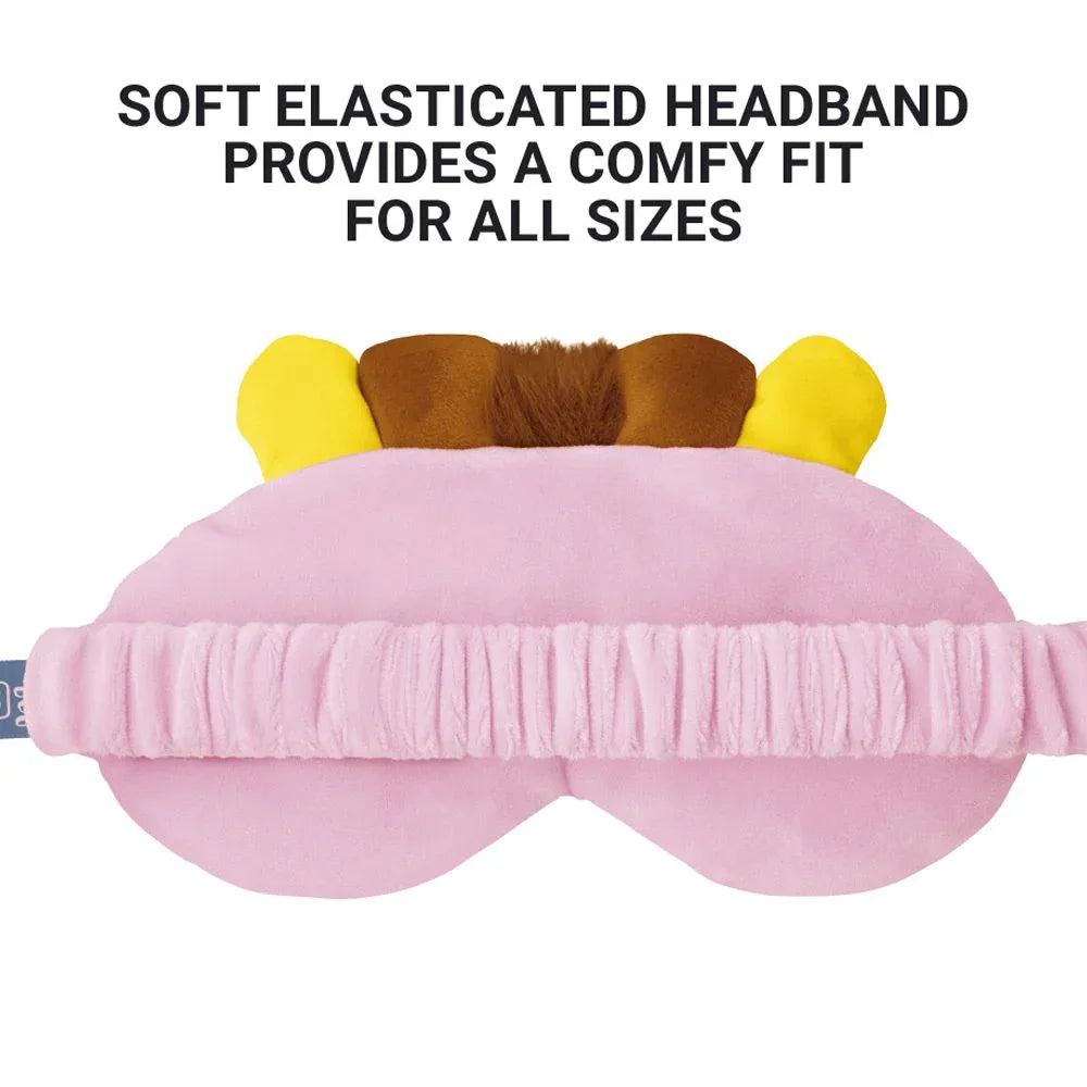 Giraffe Snuggle Eye Mask #färg_Sunflower
