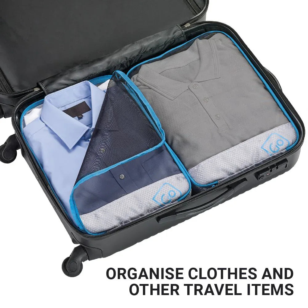 Twin Packing Cubes #färg_Blå