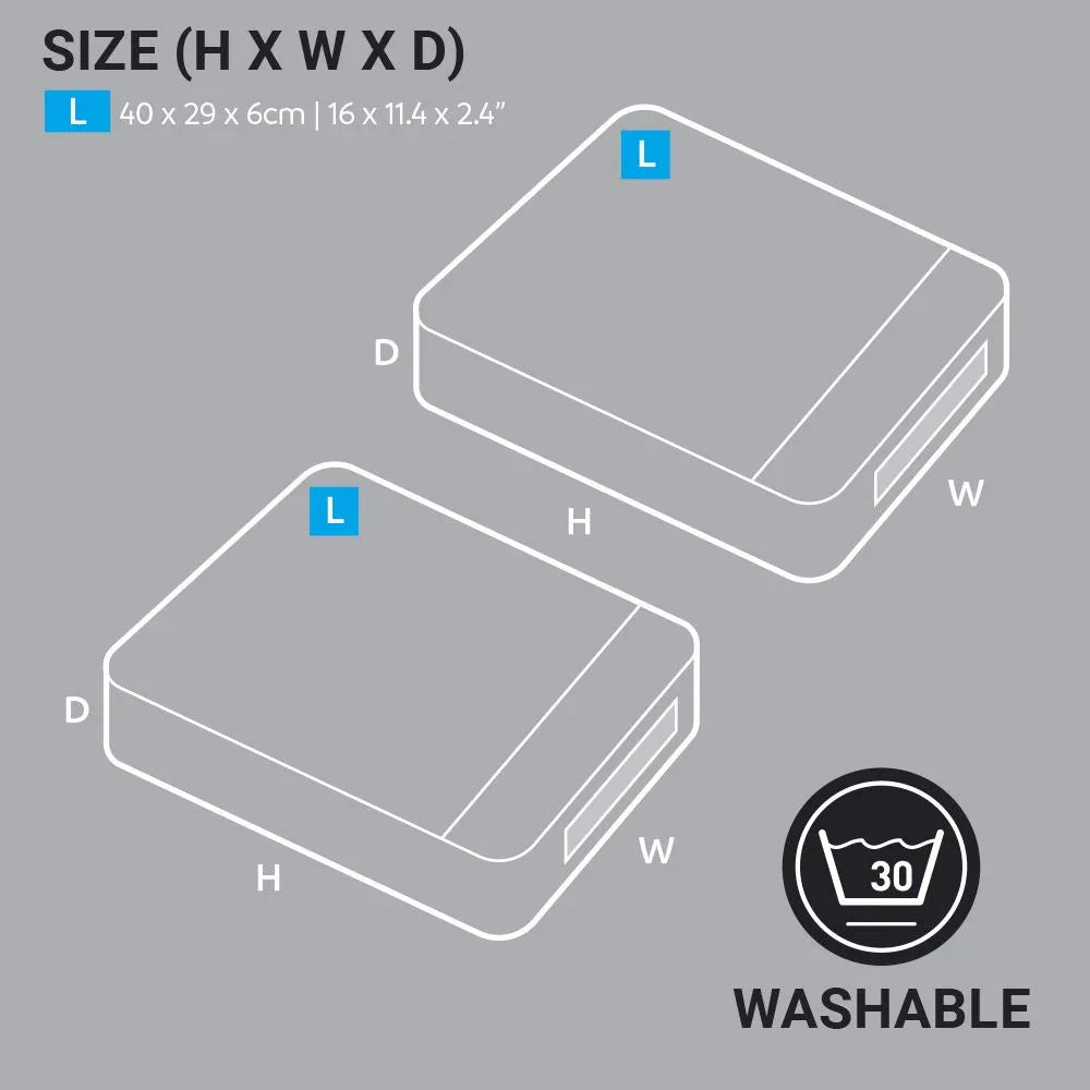 Twin Packing Cubes #färg_Blå