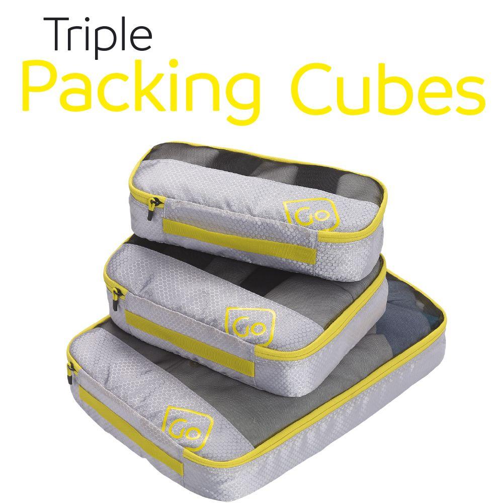 Triple Packing Cubes #färg_Sunflower