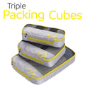 Triple Packing Cubes #färg_Sunflower