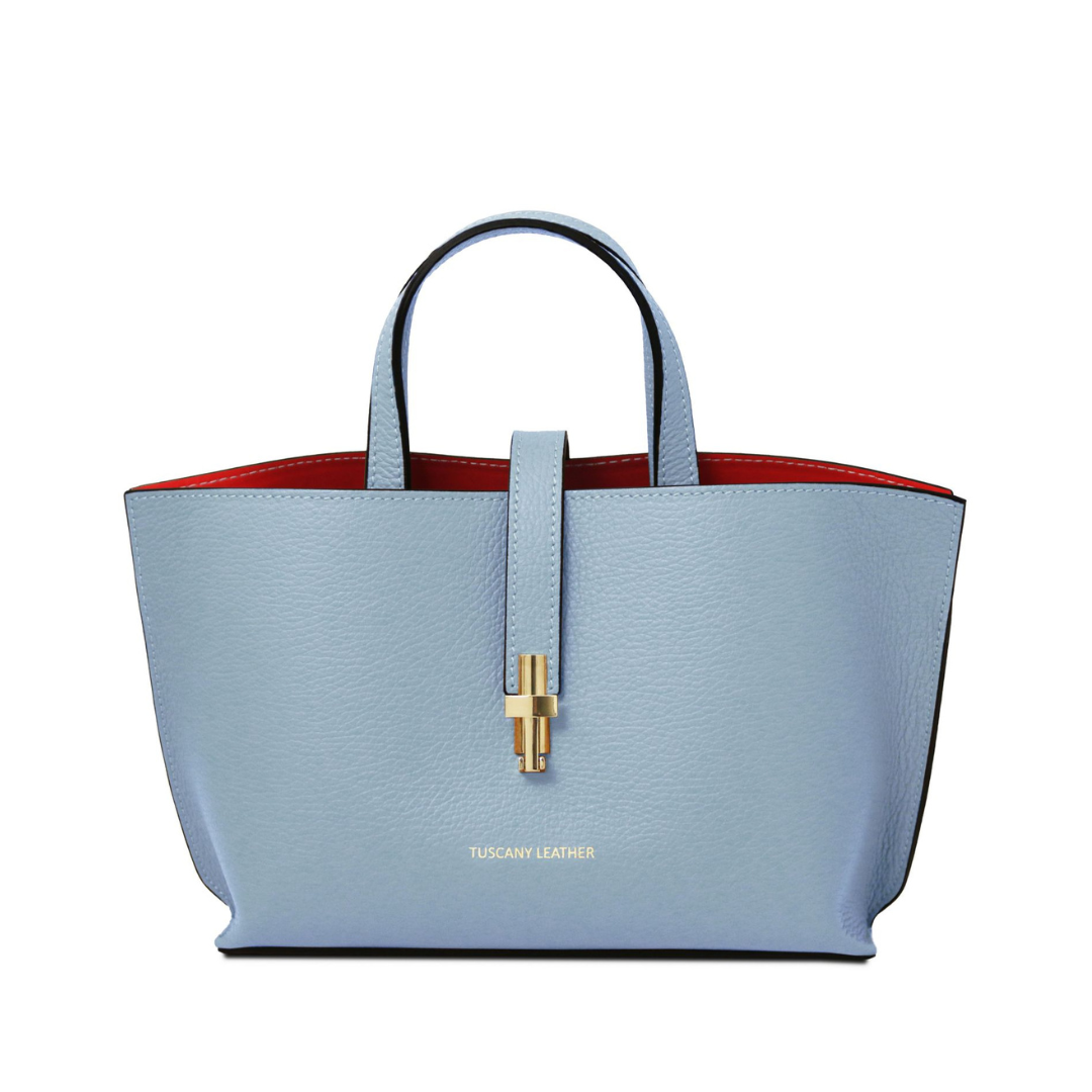 Tuscany Leather Agatha Handväska #Färg_Ljusblå