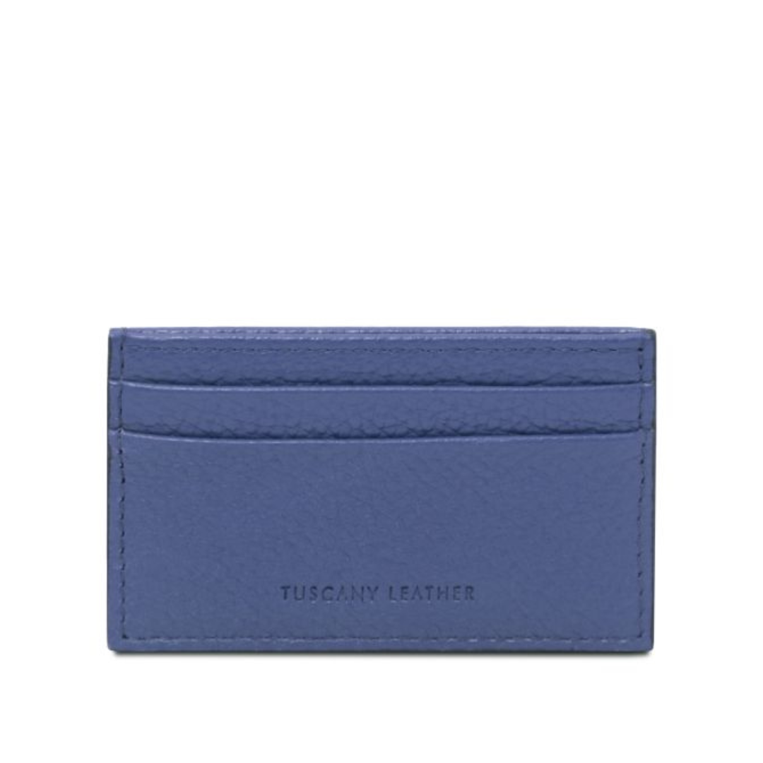 Tuscany Leather Classic Korthållare #Färg_Blå