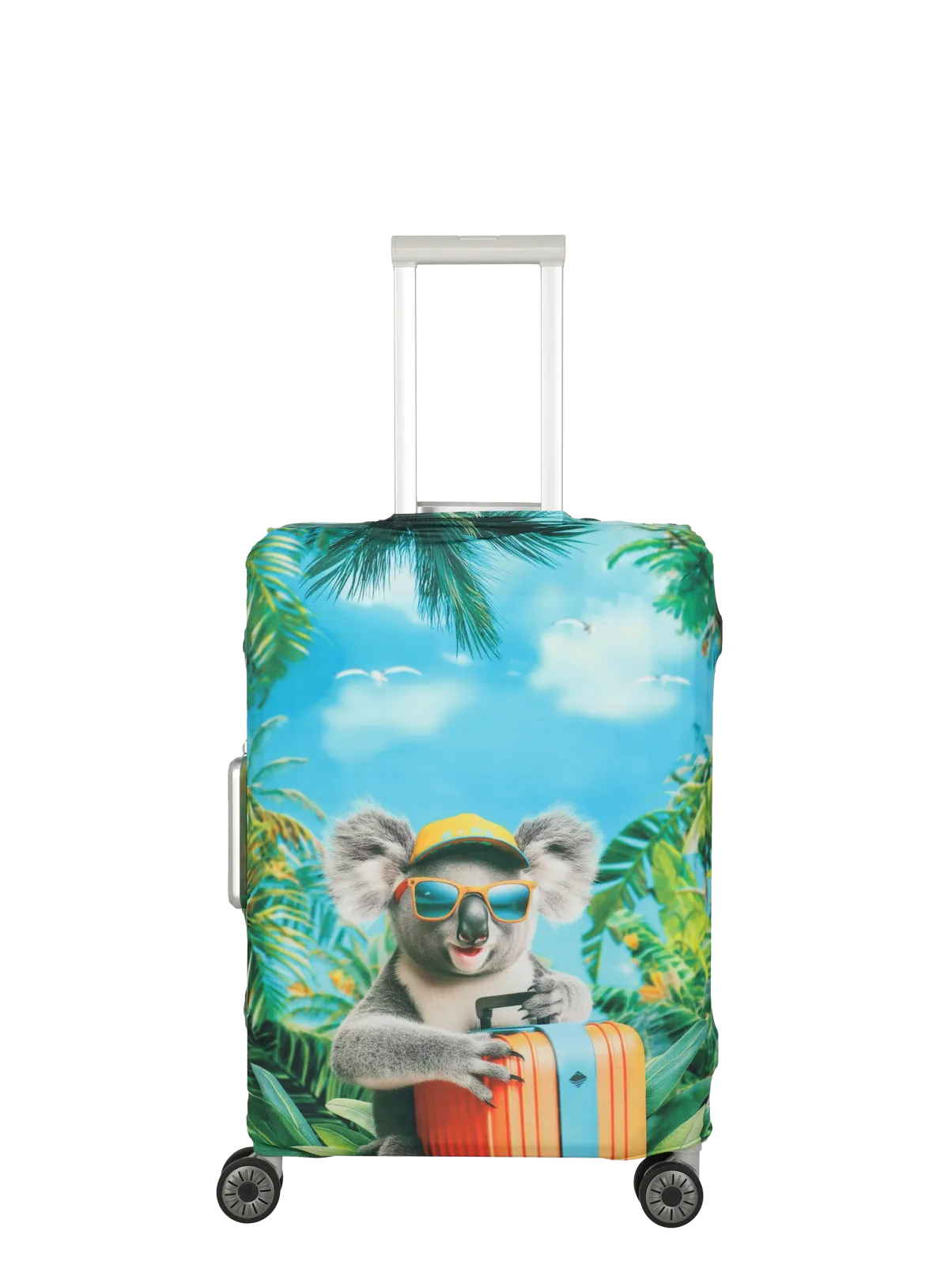 ACCESSOIRES Suitcase cover M Resväskeskydd #Färg_Koala