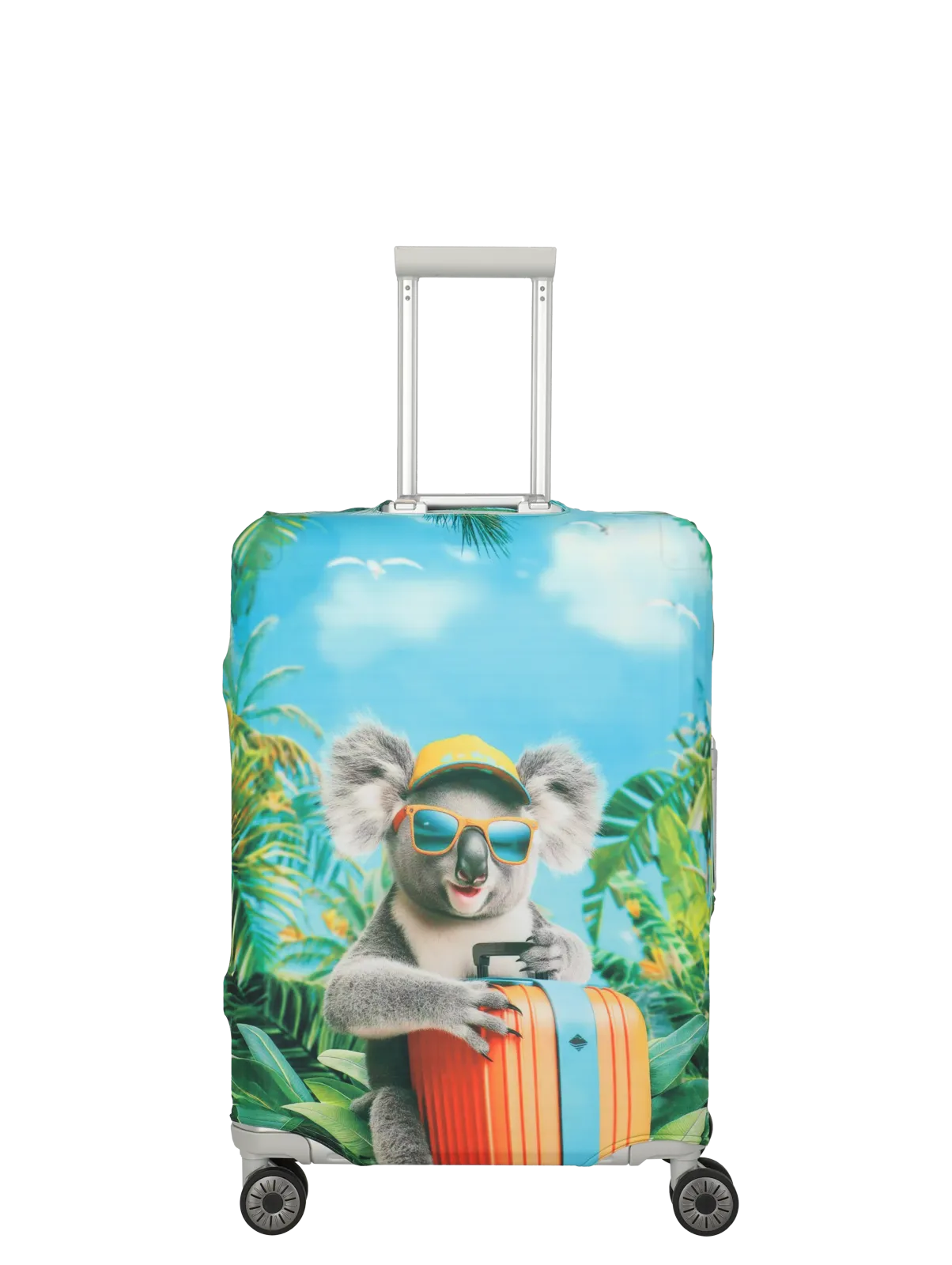 ACCESSOIRES Suitcase cover M Resväskeskydd #Färg_Koala