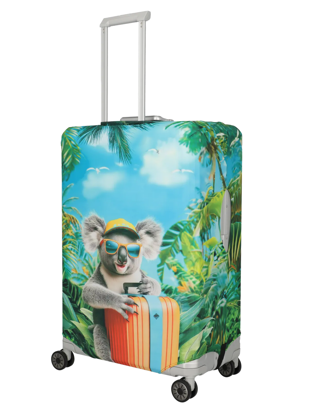 Luggage cover L Resväskeskydd #Färg_Koala