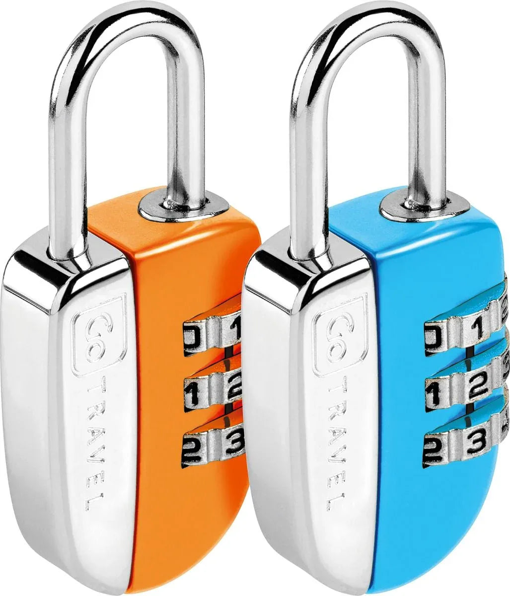 Mini Combi Twin Padlocks #färg_Orange