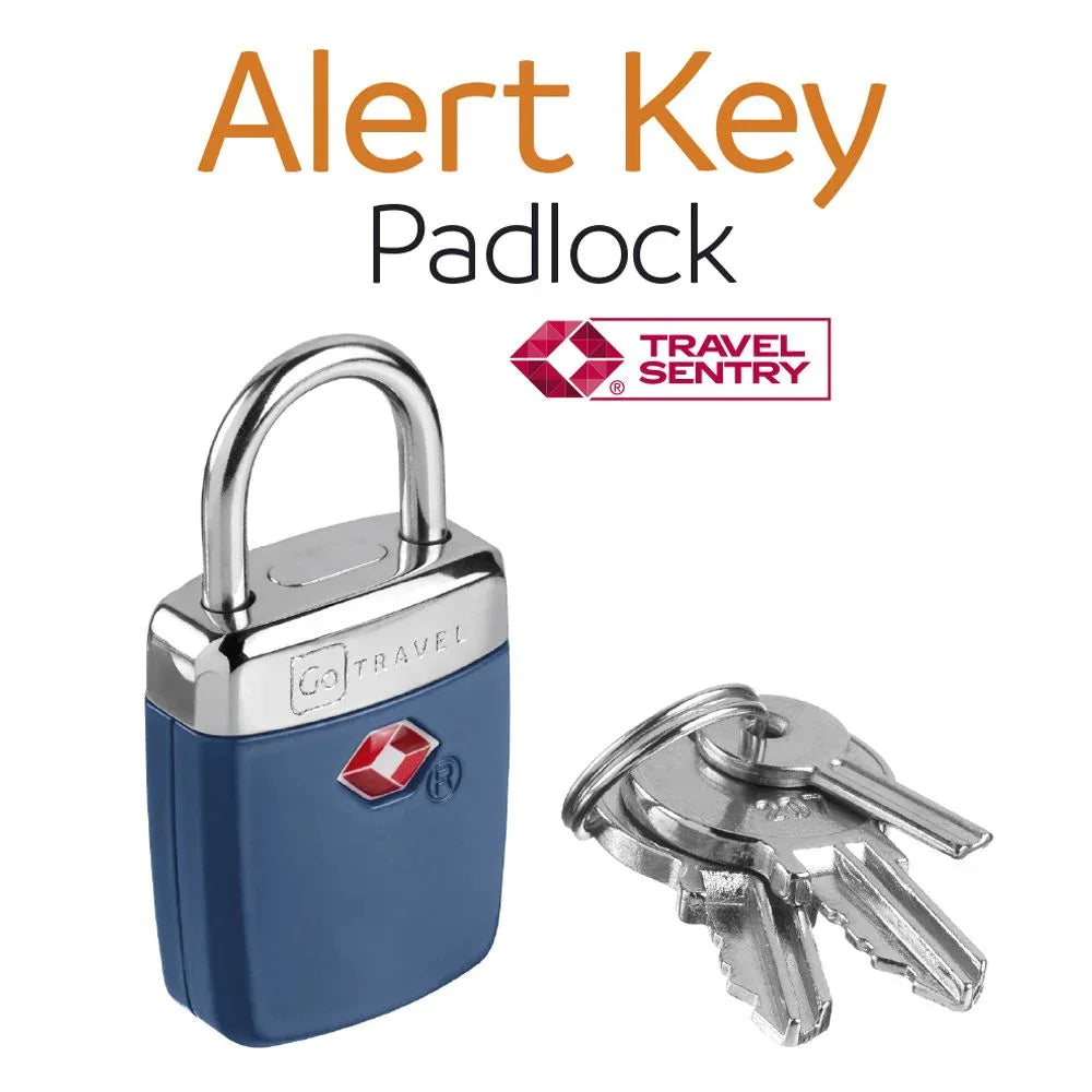 Dual Combi/Key Padlock TSA #färg_Blå