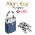 Dual Combi/Key Padlock TSA #färg_Blå