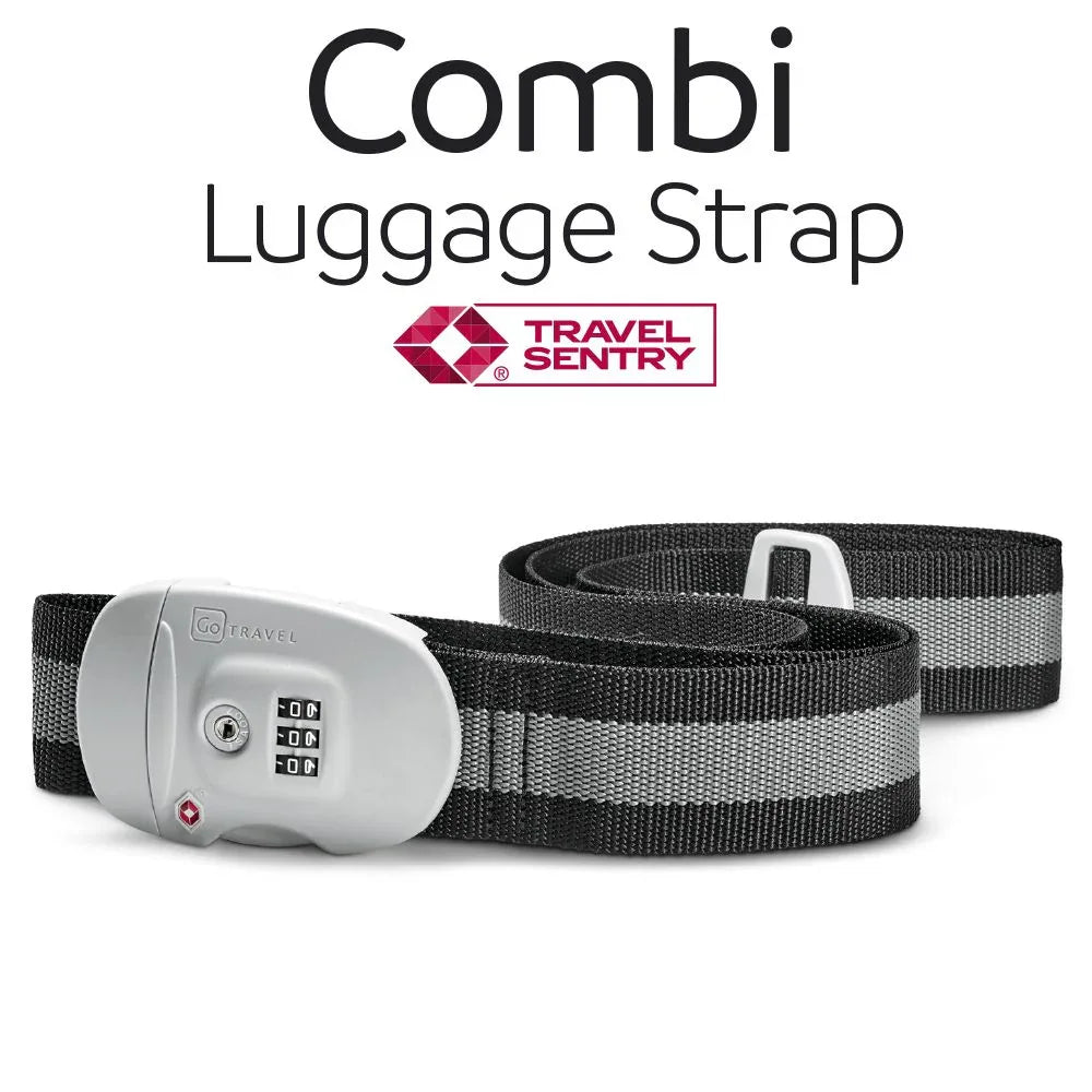 Combi Luggage Strap TSA #färg_Svart