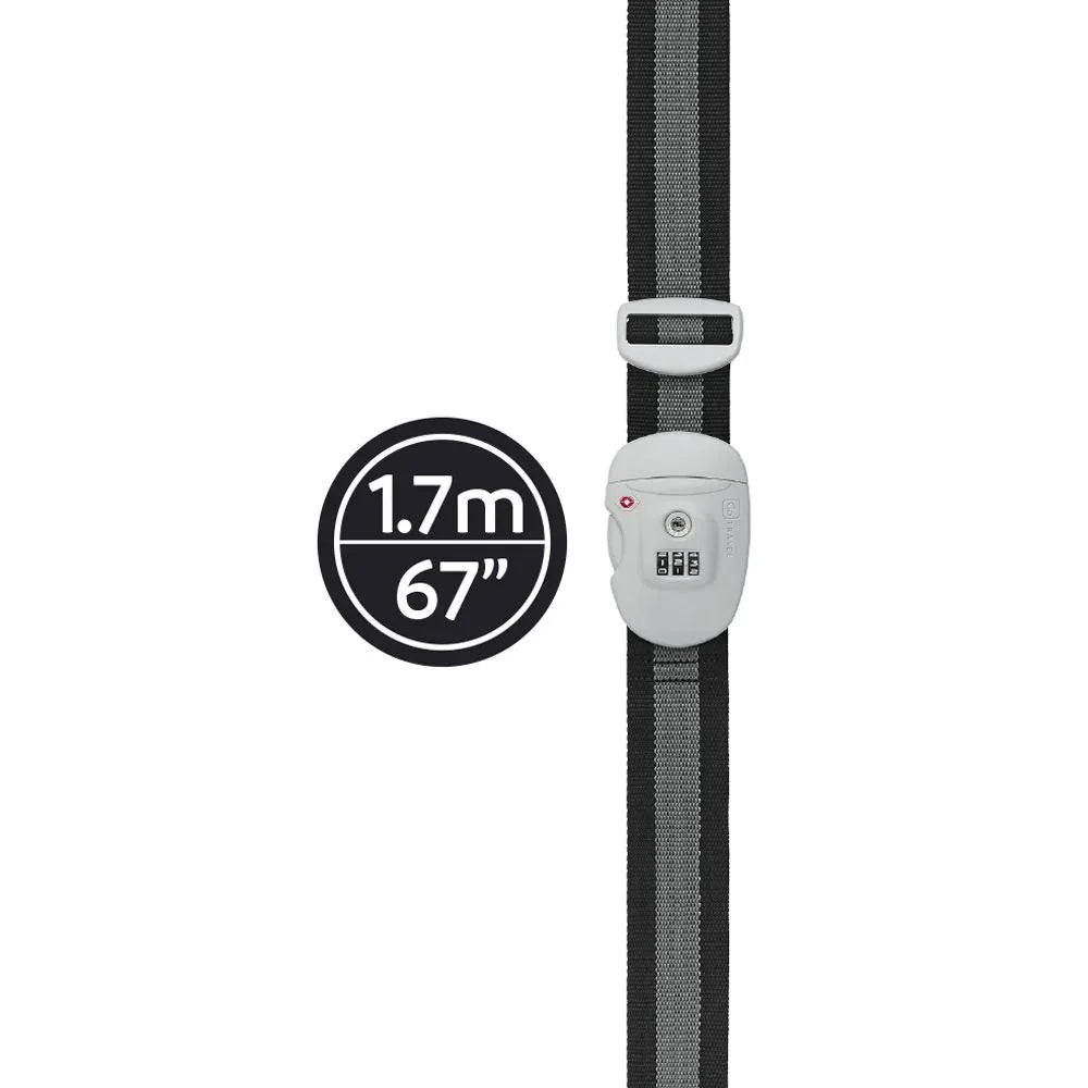Combi Luggage Strap TSA #färg_Svart