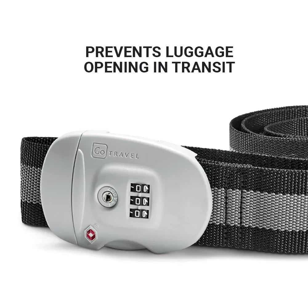 Combi Luggage Strap TSA #färg_Svart