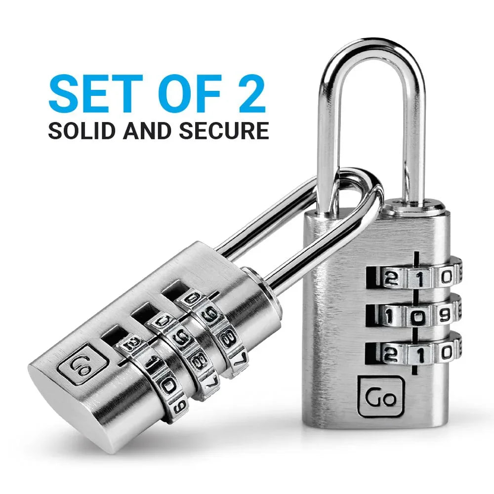 Classic Combi Twin Padlocks #färg_Silver