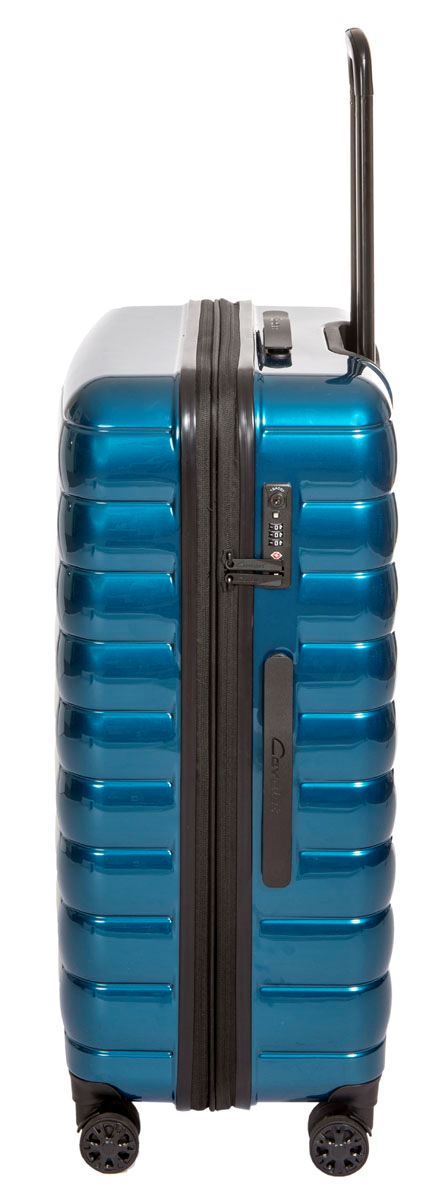 Cavalet SMYGEHUK Stor resväska - 75 cm - 4 Dubbelhjul - Blå - L