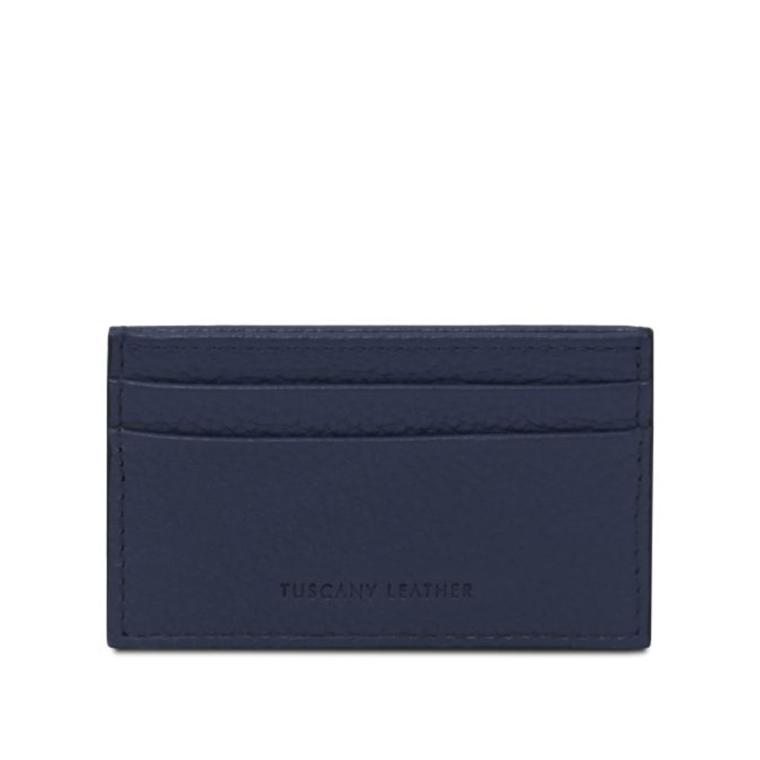 Tuscany Leather Classic Korthållare #Färg_Mörkblå
