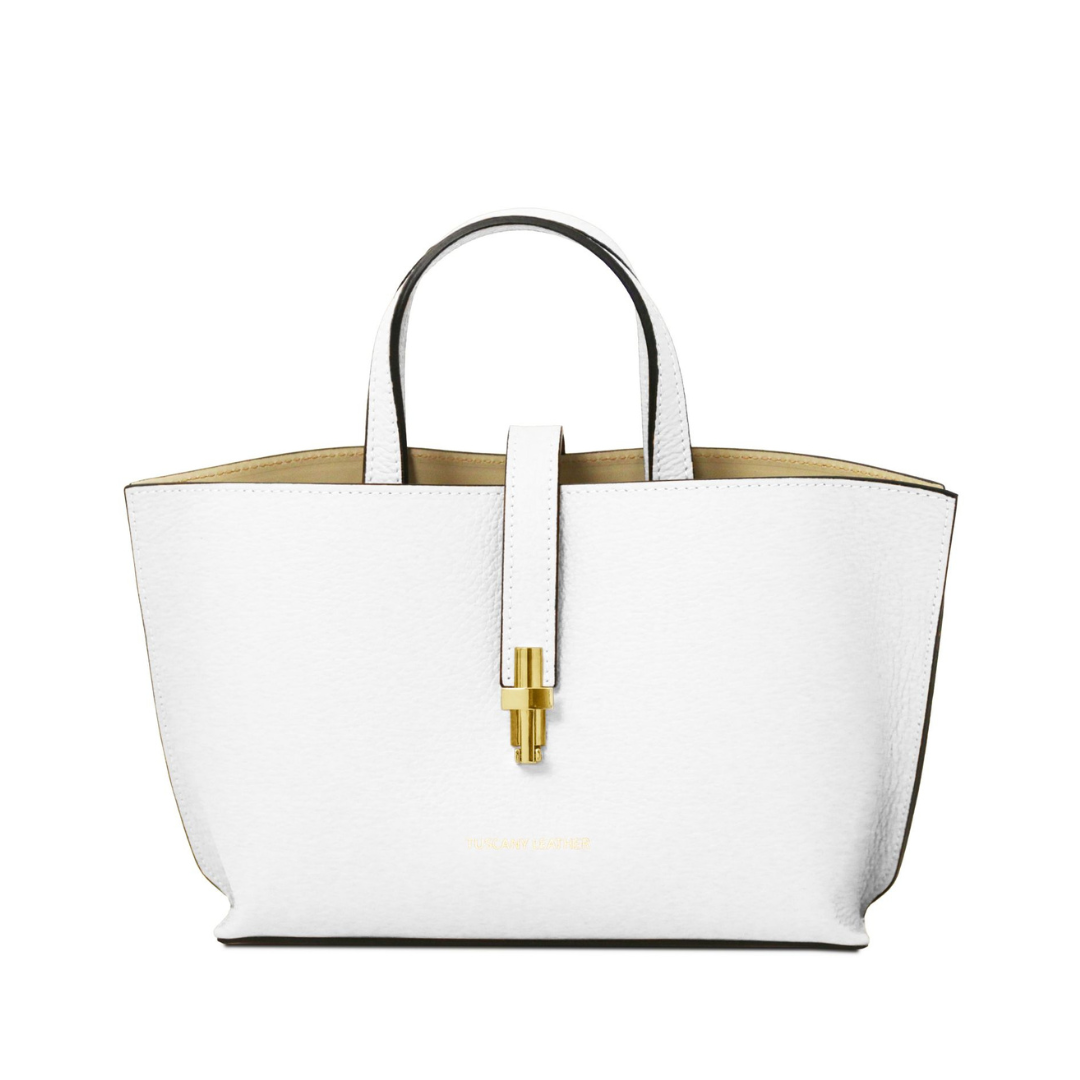 Tuscany Leather Agatha Handväska #Färg_Vit