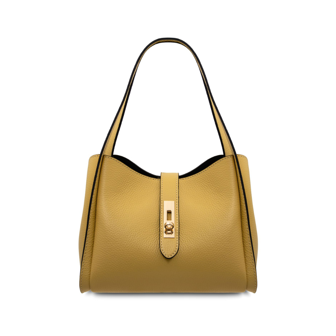Tuscany Leather Soave Handväska #Färg_Pastellgul