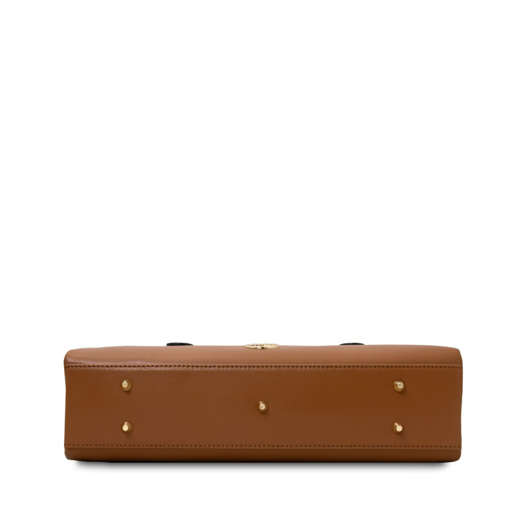 Tuscany Leather Eclaire Axelväska #Färg_Cognac