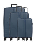 Air Stripe Set Resväskset #Färg_Marinblå