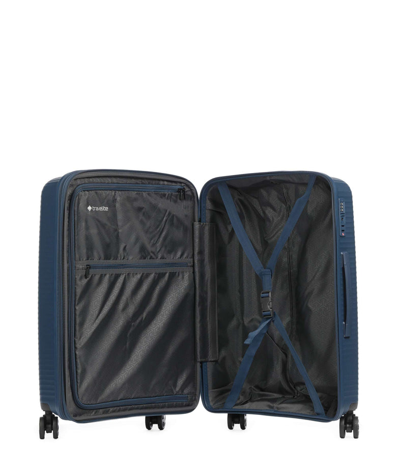 Air Stripe Trolley M exp. Expanderbar resväska #Färg_Marinblå