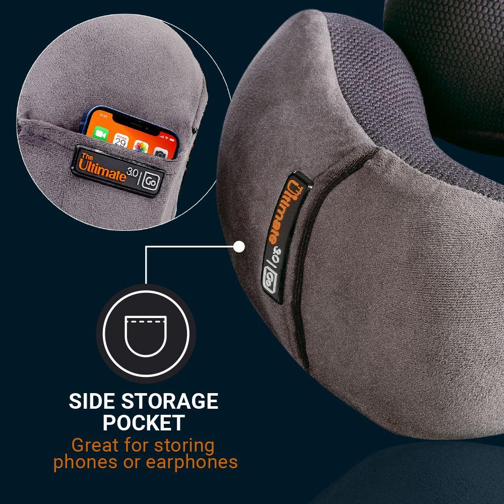 Ultimate 3.0 Travel Pillow #färg_Mörkgrå