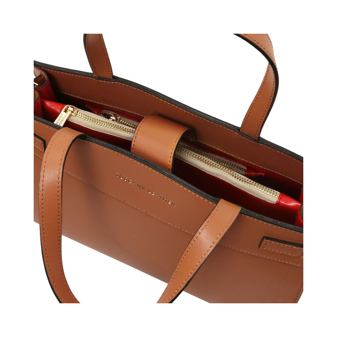 Tuscany Leather Musa Handväska #Färg_Cognac