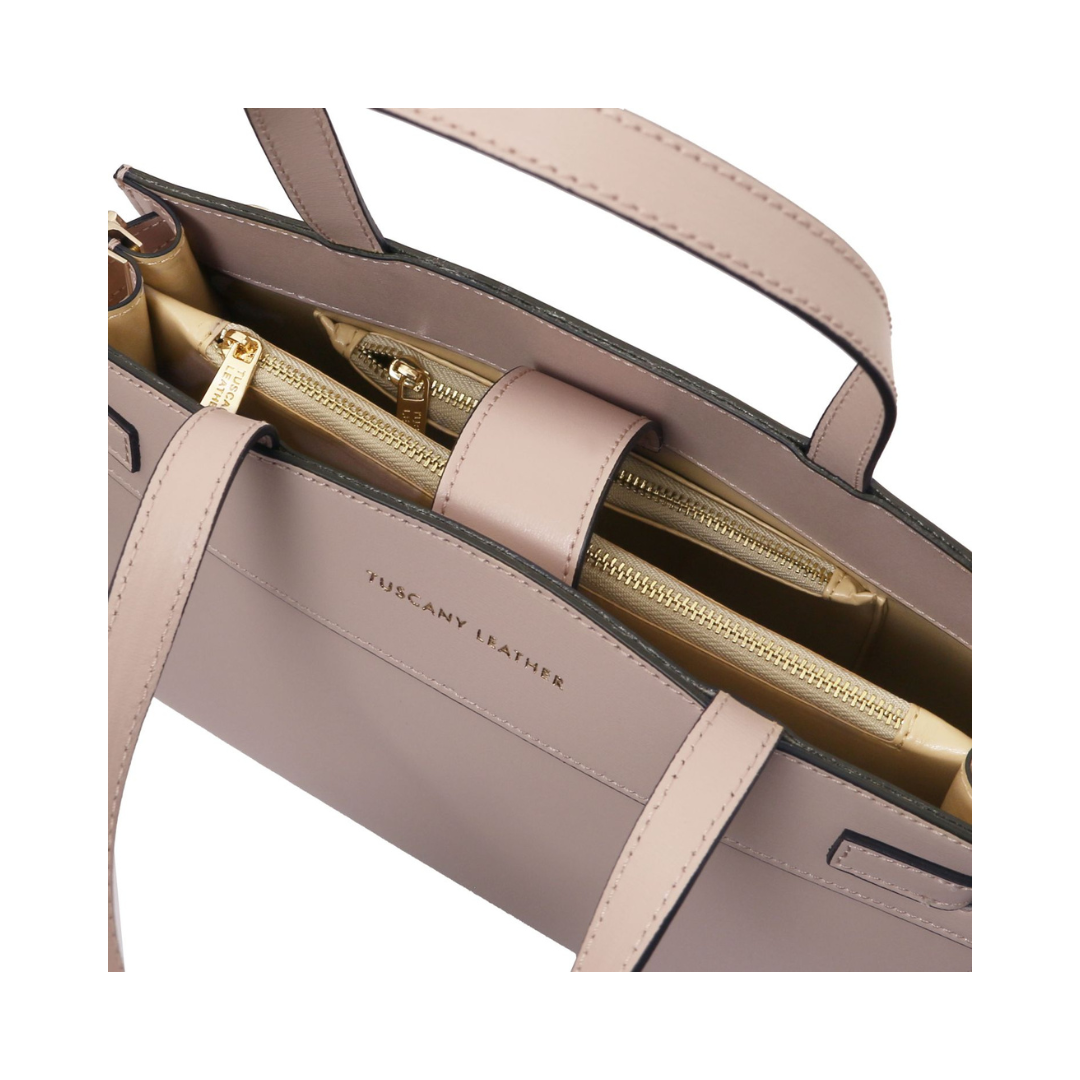 Tuscany Leather Musa Handväska #Färg_Naken
