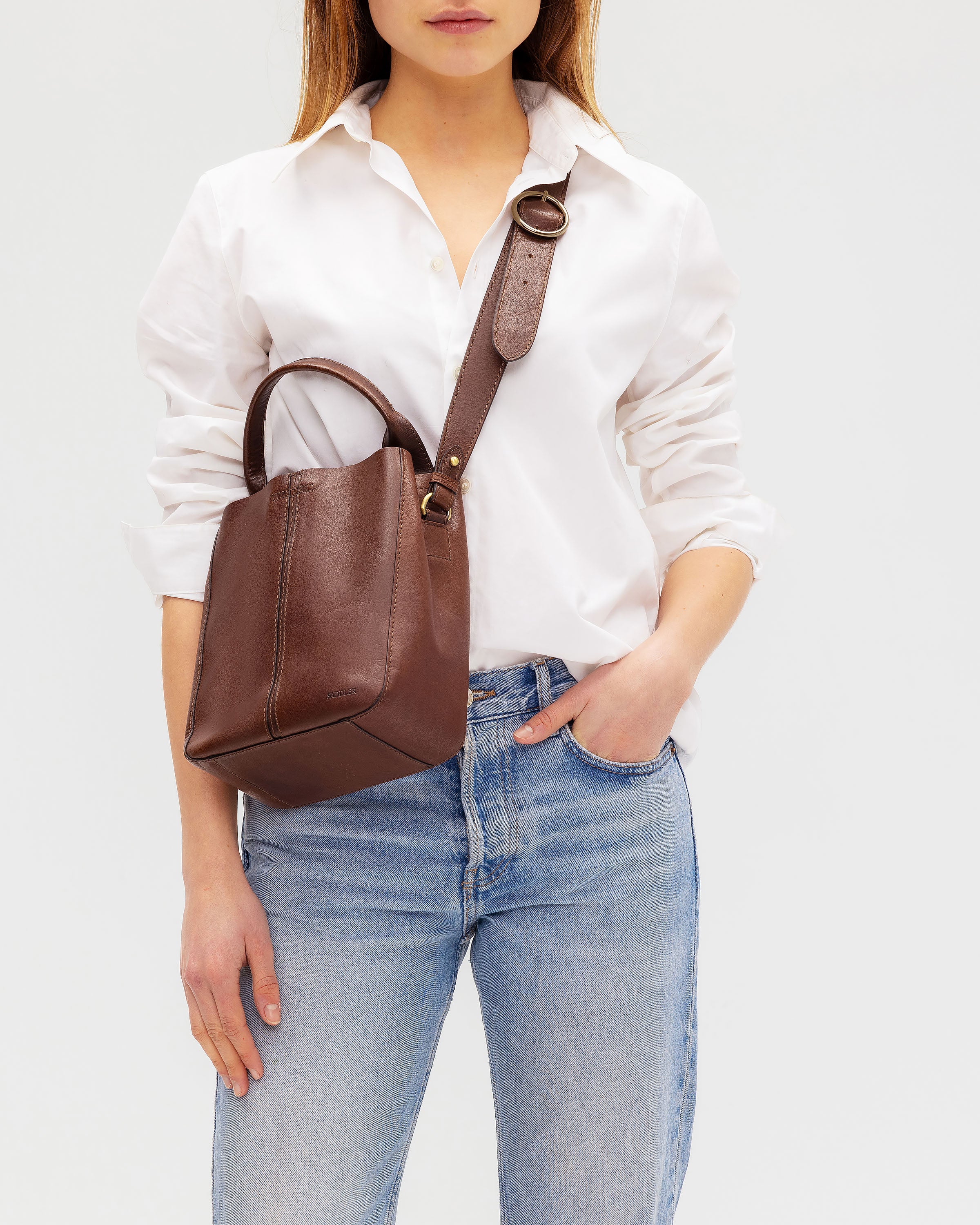 Elsa Mini Toteväska One size #Färg_Brun