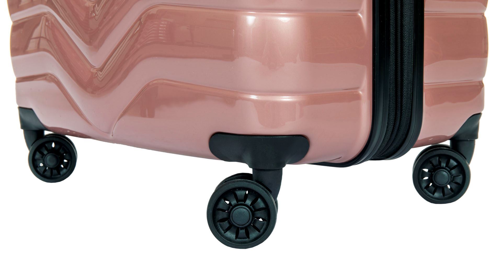 Cavalet SMYGEHUK Stor resväska - 75 cm - 4 Dubbelhjul - Ljusrosa - L