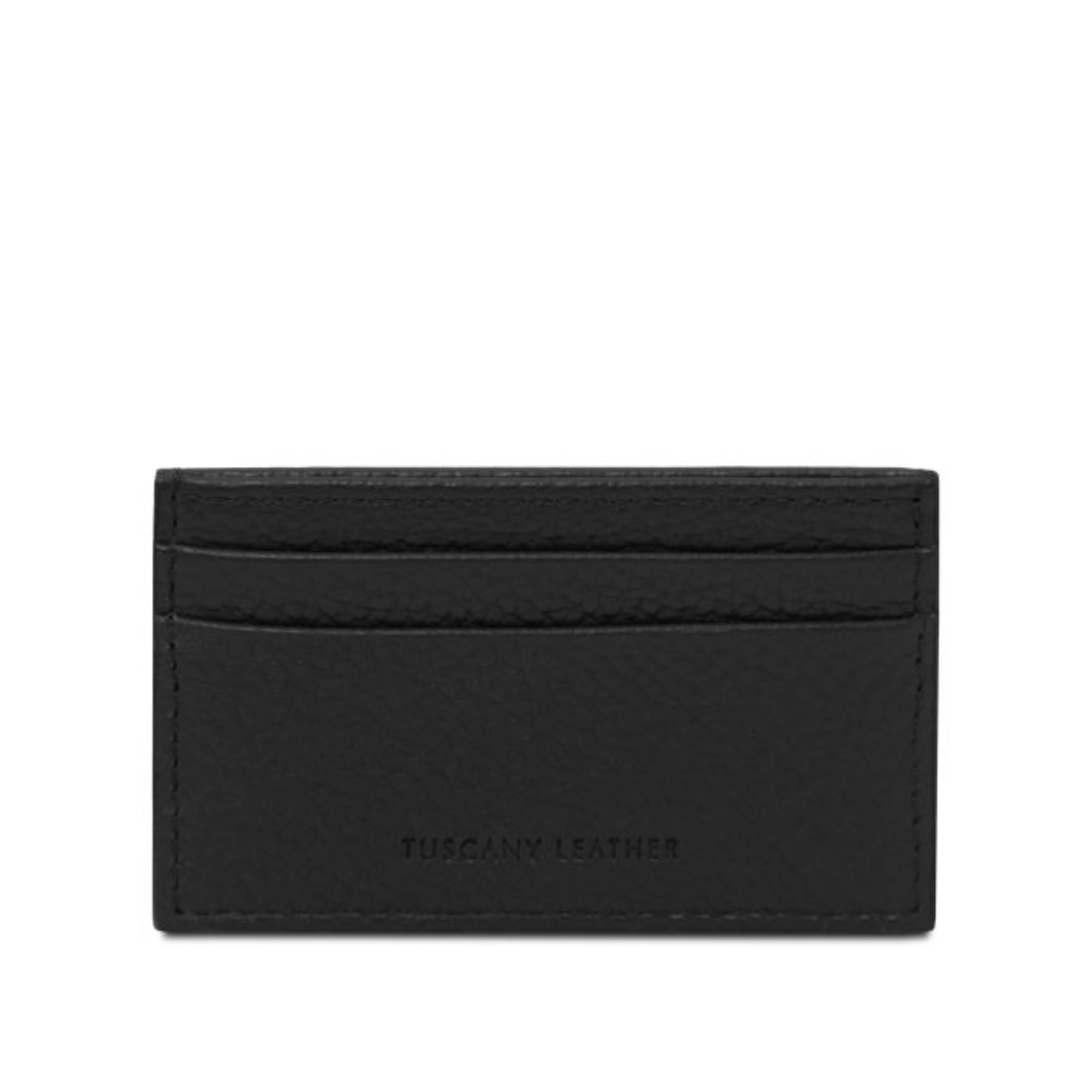 Tuscany Leather Classic Korthållare #Färg_Svart