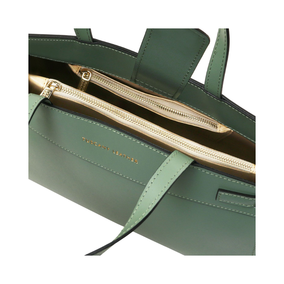 Tuscany Leather Musa Handväska #Färg_Mint