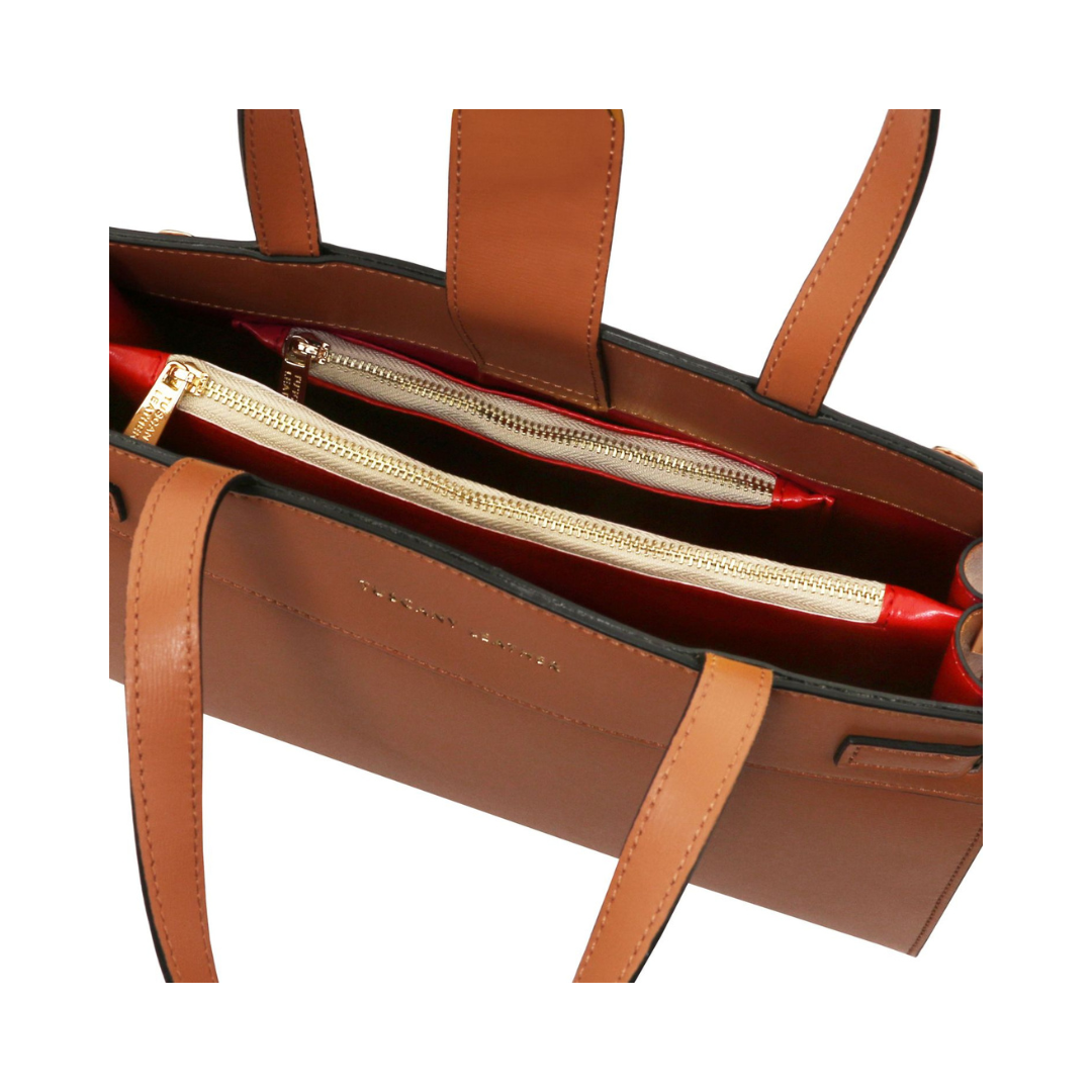 Tuscany Leather Musa Handväska #Färg_Cognac