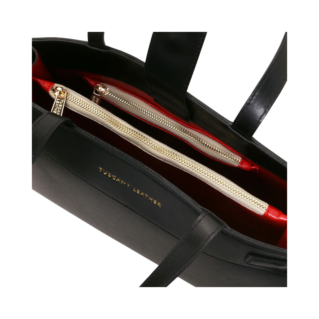 Tuscany Leather Musa Handväska #Färg_Svart