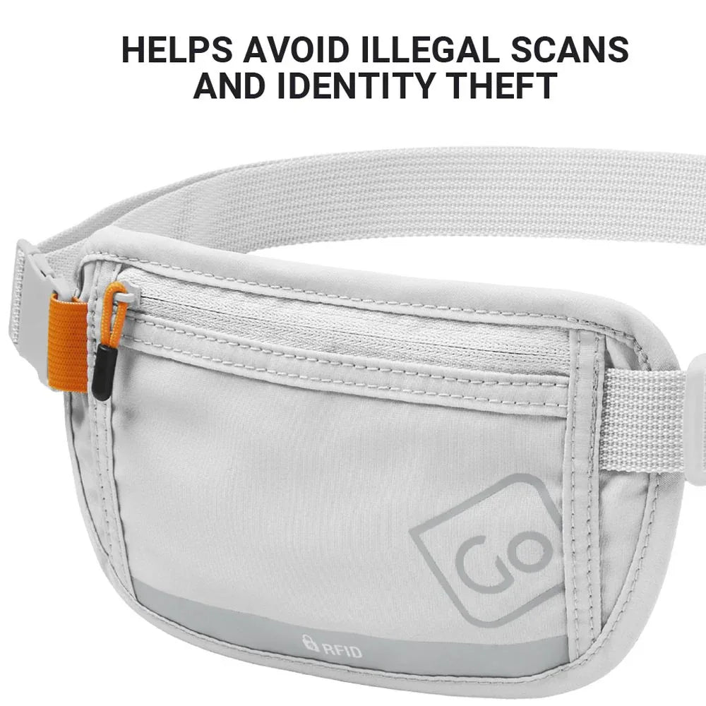 RFID Waist Wallet #färg_Silver