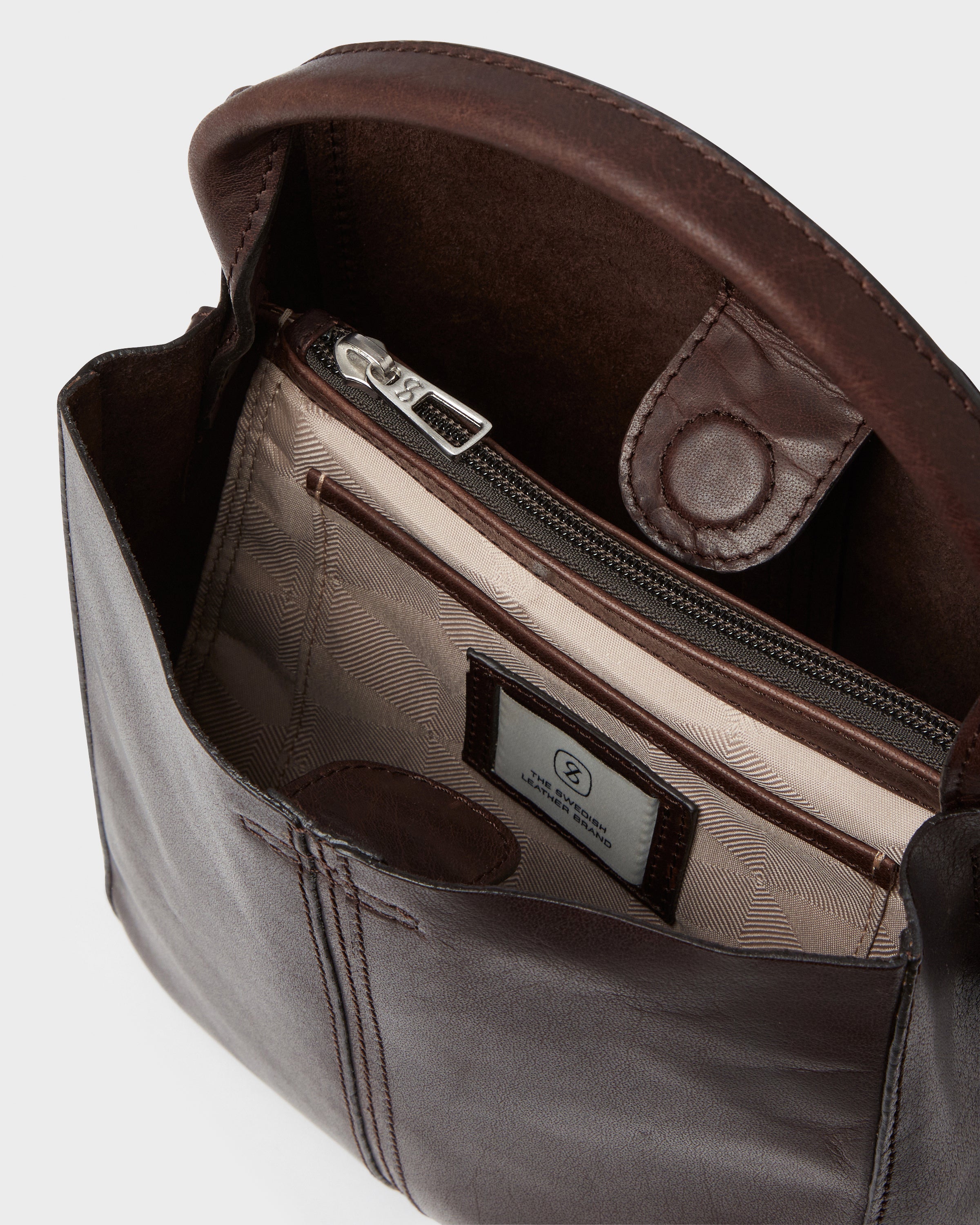 Elsa Mini Toteväska One size #Färg_Mörkbrun