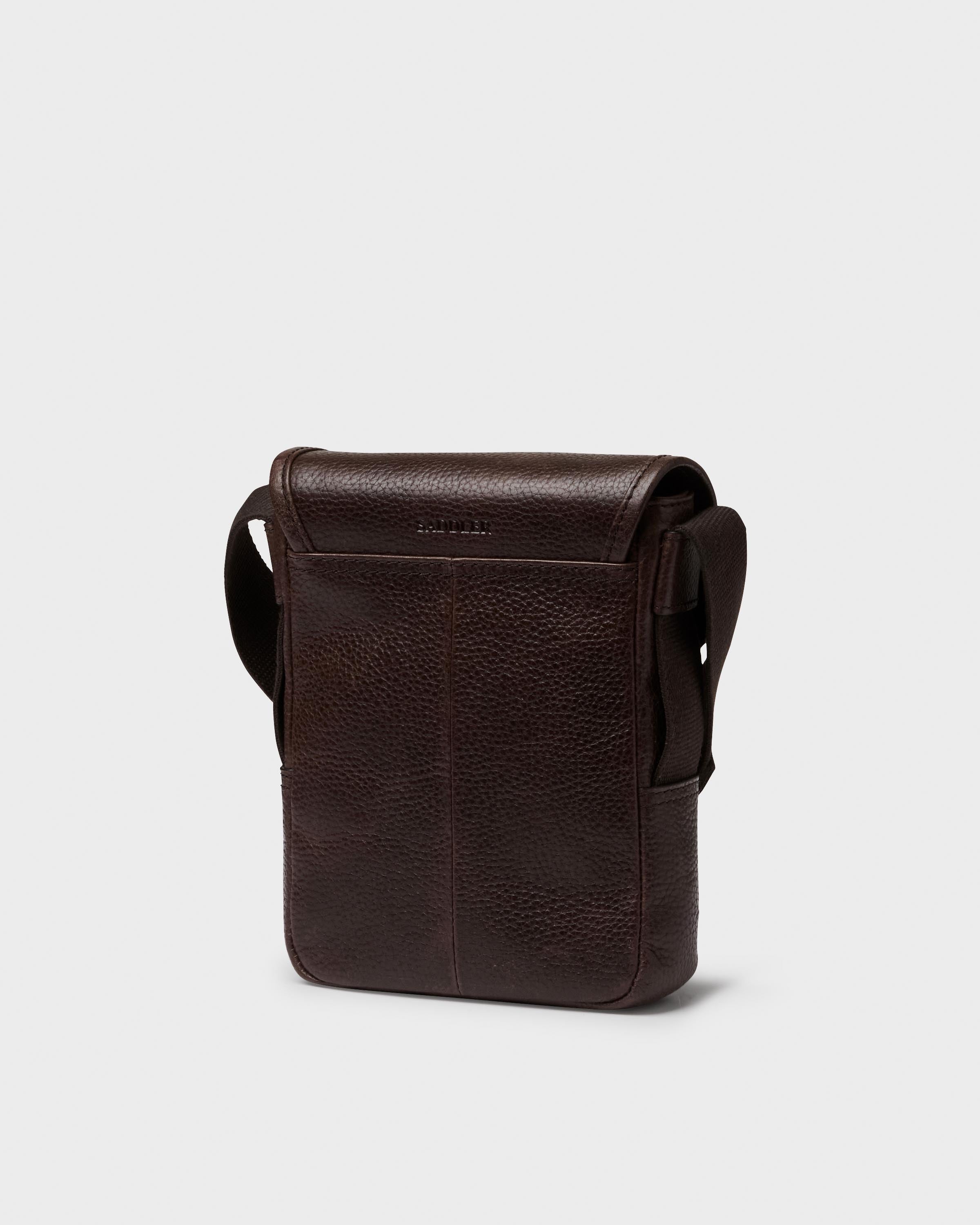Kean Messengerväska One size #Färg_Mörkbrun