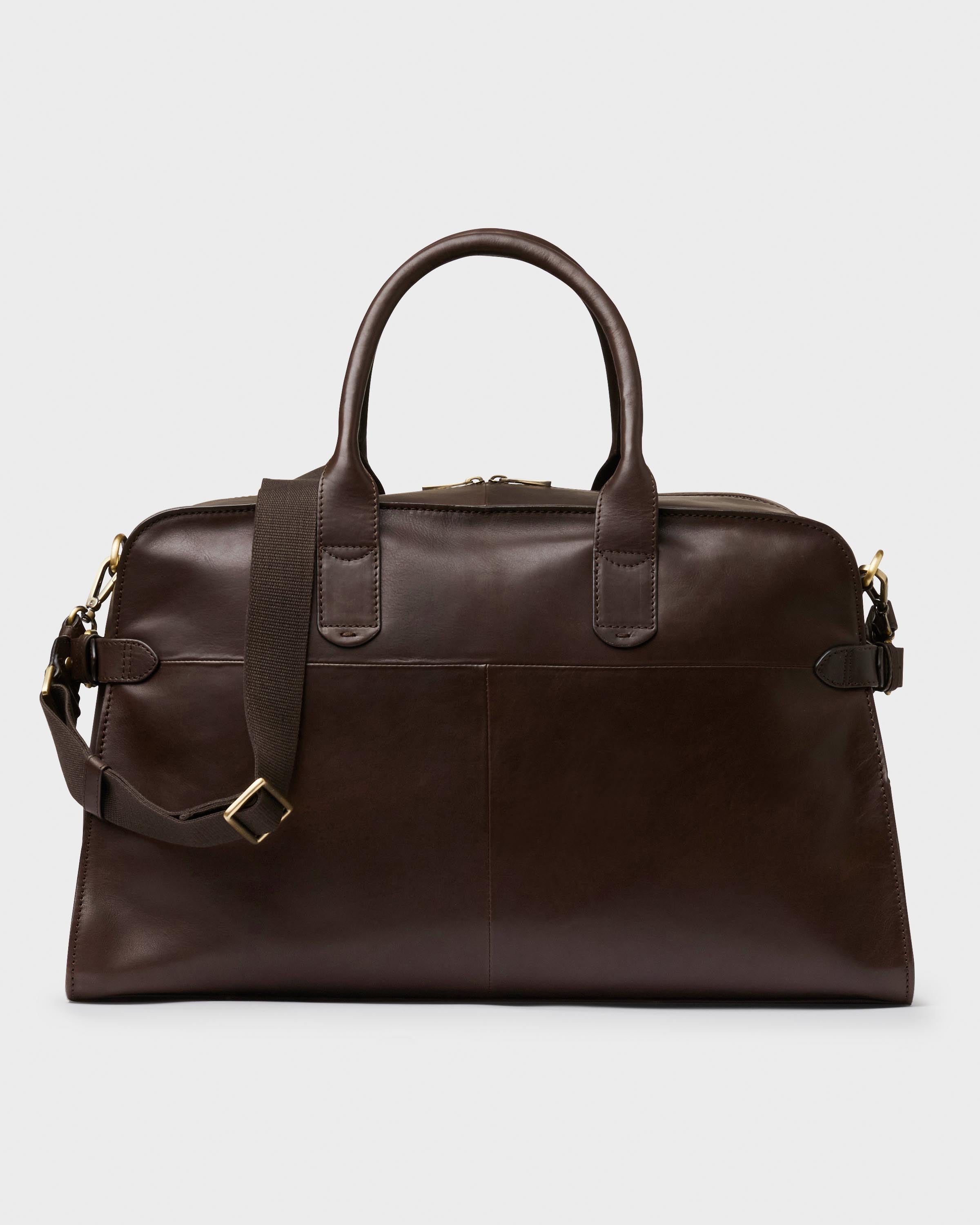 Alfred Weekendväska One size #Färg_Mörkbrun