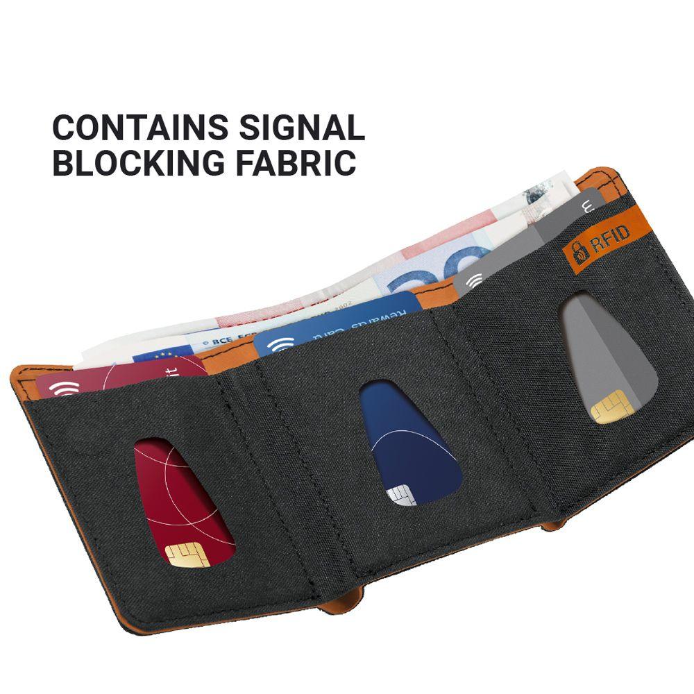 RFID Tri-Fold Wallet #färg_Svart