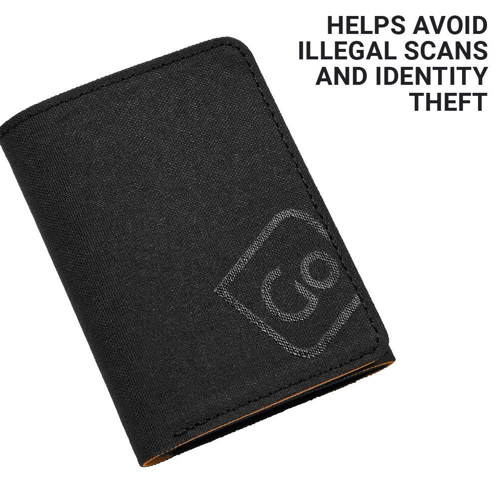 RFID Tri-Fold Wallet #färg_Svart