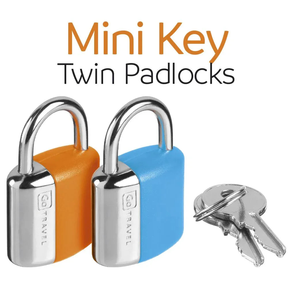 Mini Key Twin Padlocks #färg_Blå