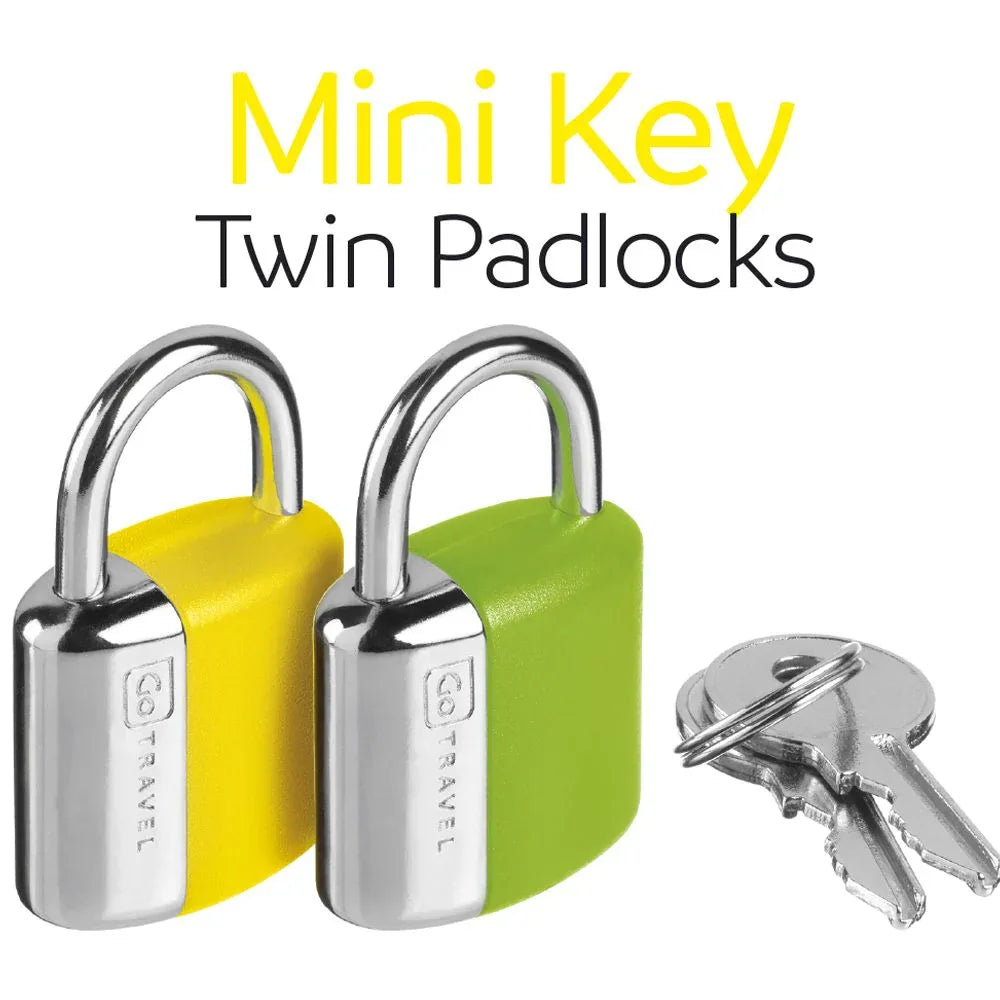 Mini Key Twin Padlocks #färg_Blå