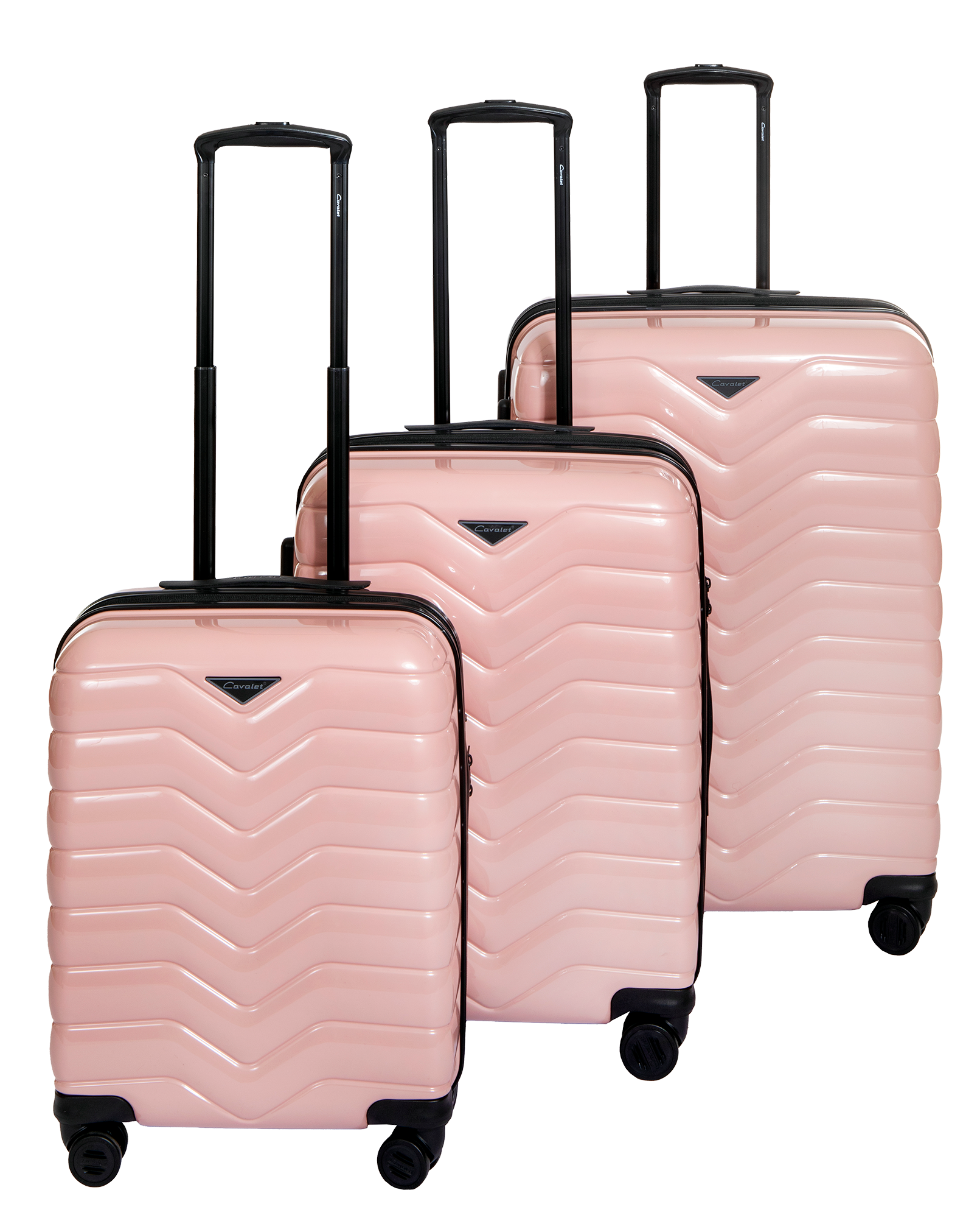 Smygehuk Resväskor S/M/L #Färg_Pastellrosa