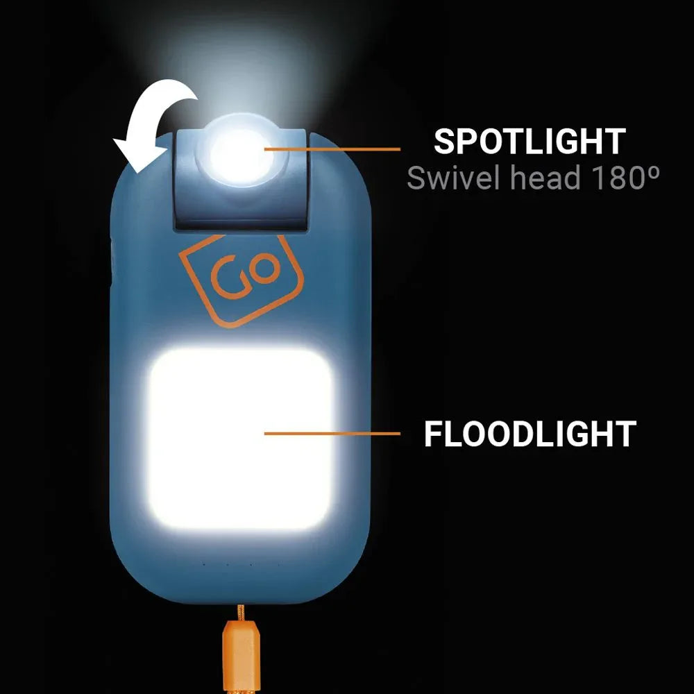 Bärbar ficklampa #färg_Blå