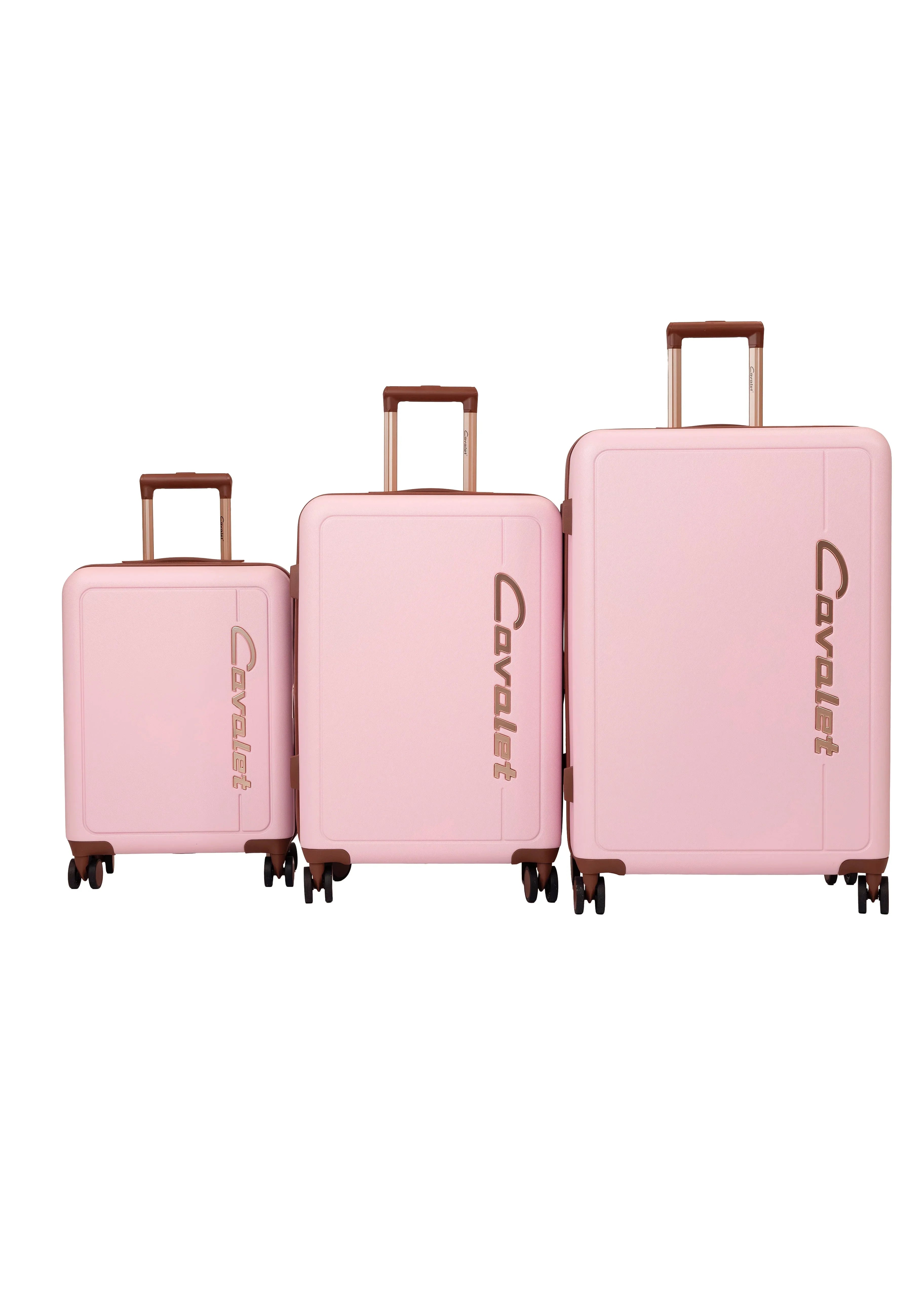 Viken S/M/L Resväskor #färg_rosa