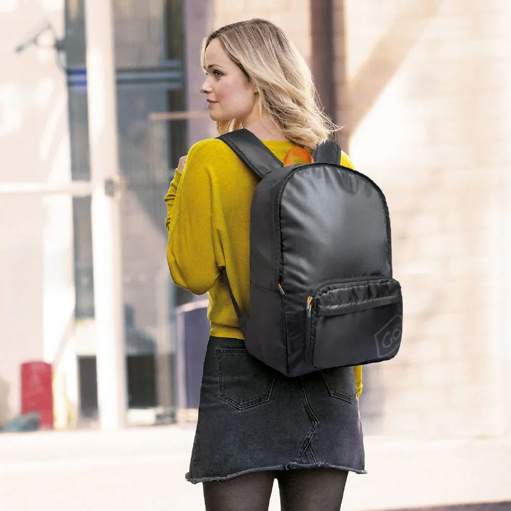 Lightweight Foldaway Backpack #färg_Svart