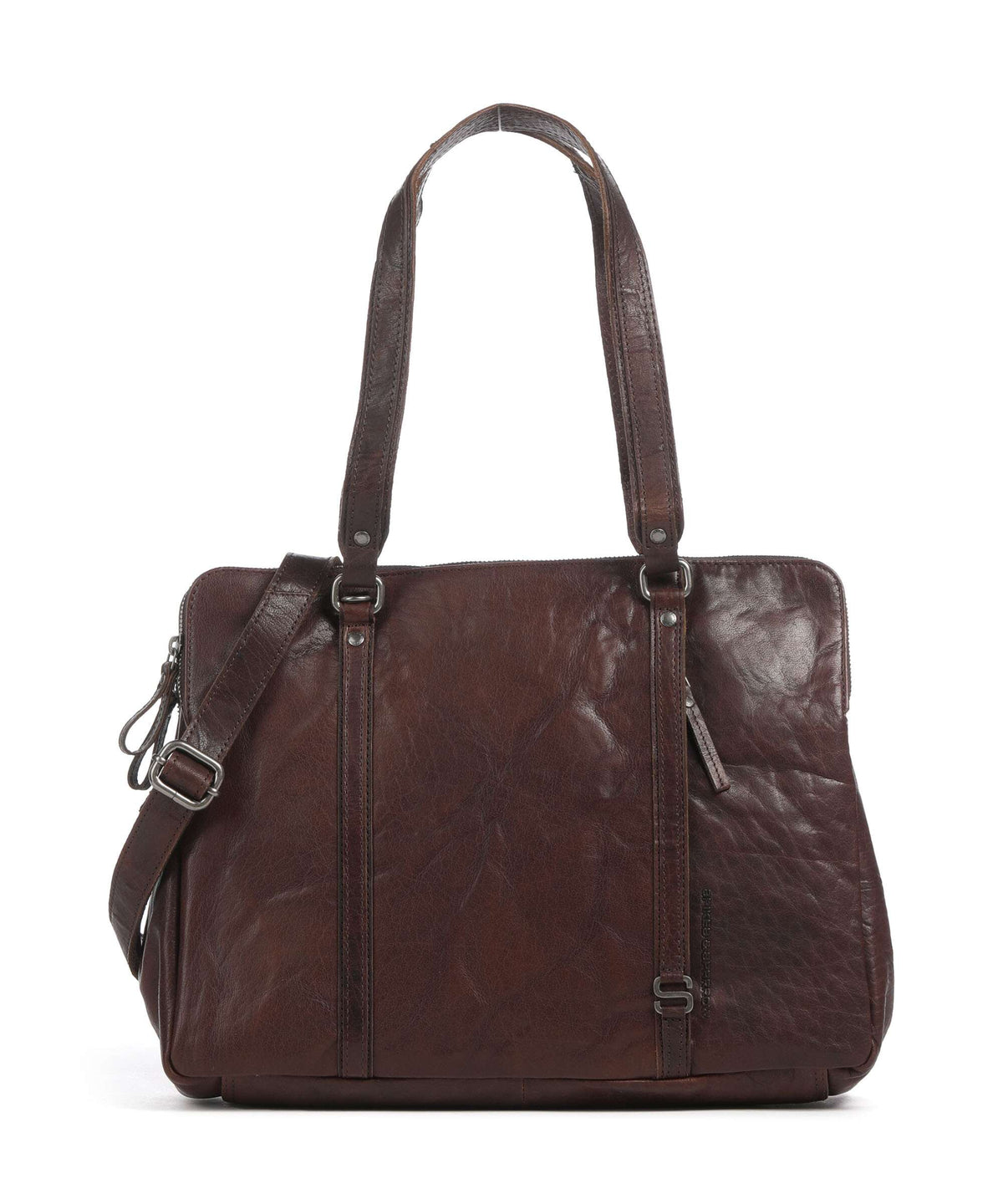 Bronco Kansas Shoppingväska #Färg_Rödbrun