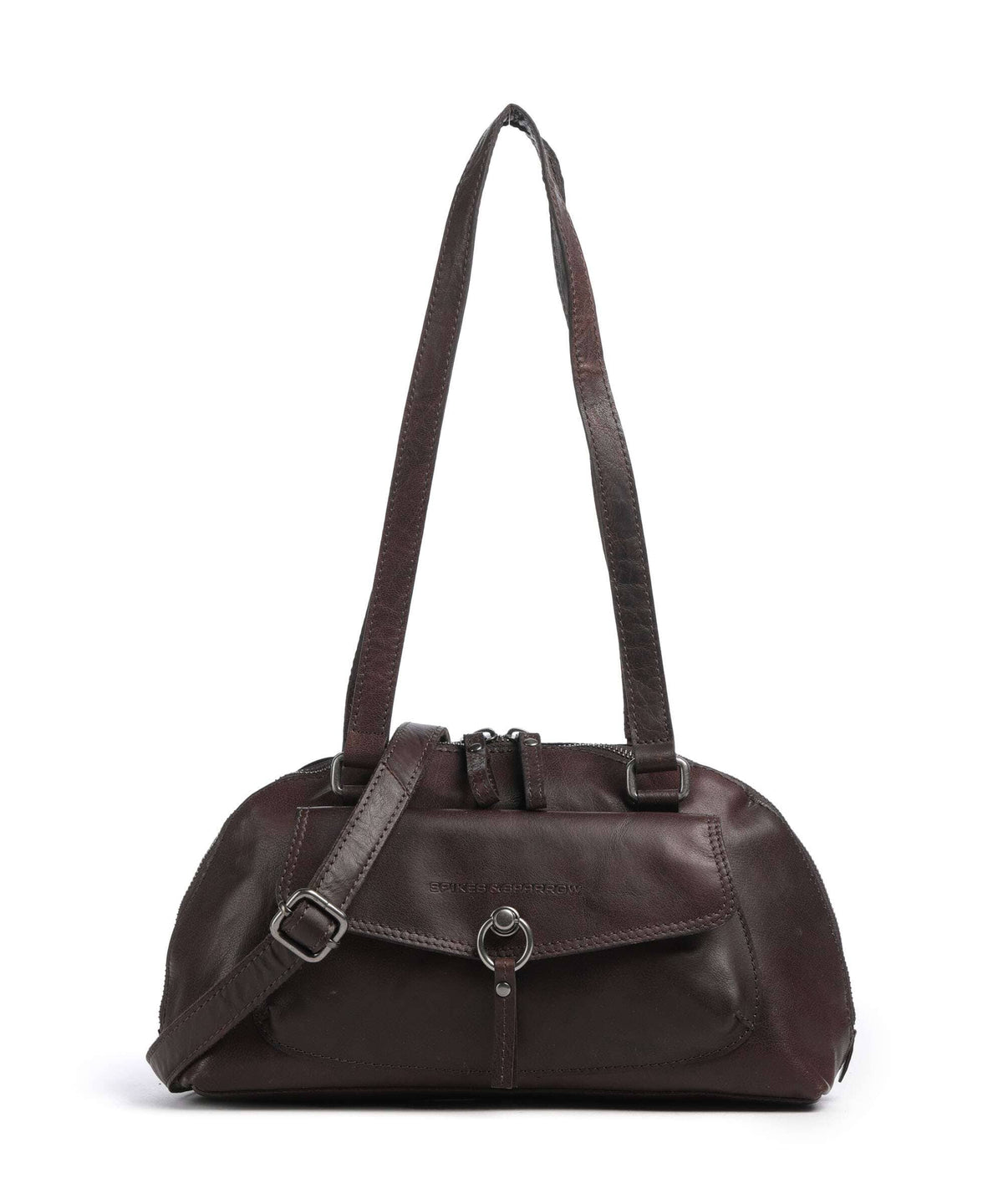 Bronco Thyrza 18 CM Axelremsväska #Färg_Mörkbrun