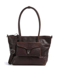Bronco Yara Shoppingväska #Färg_Mörkbrun